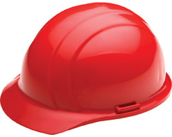 ERB Americana Standard red hard hat