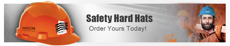 Safety Hard Hats - Add Your Company Logo to a Hard Hat