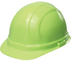 ERB Americana Omega II Standard Hi-Viz Lime Hard Hats | Customhardhats.com