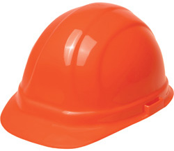 ERB Omega II standard hi-viz orange hard hat