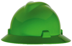 MSA Advance® Cap Standard Hi-Viz Lime Green hard hat