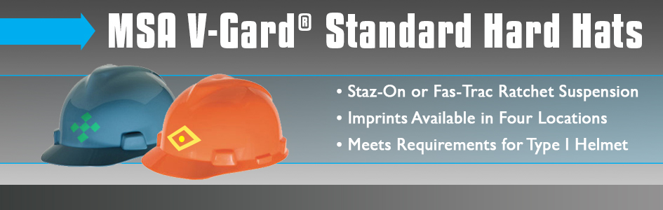 MSA V-Gard Standard Hard Hats